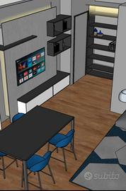 Arredamento zona giorno (3000 euro trattabili)