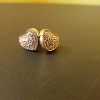 orecchini Stroilli acciaio cuore rosa