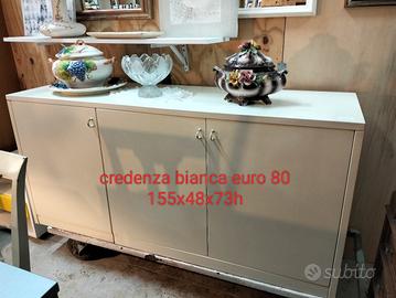 credenza bianca