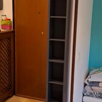 Scaffale porta dvd, cd e libri ikea. misure 202 cm