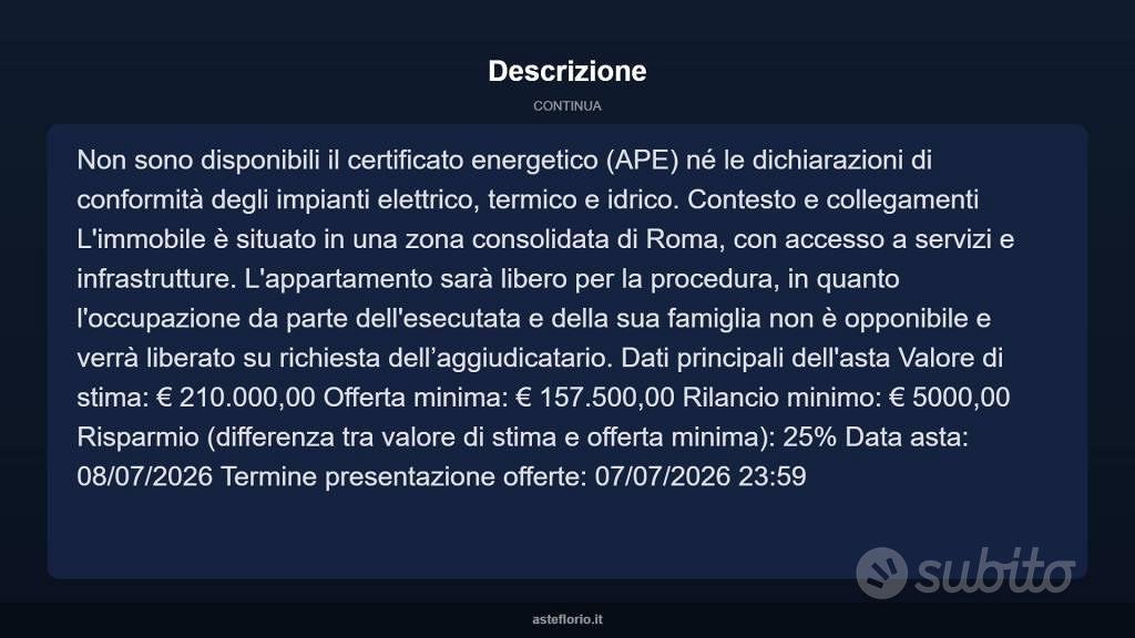 Appartamento – Roma, Gianicolense - Altro