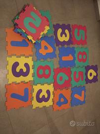 Tappeto puzzle numeri 27 pz