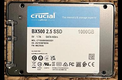 CRUCIAL BX500 1tb ssd SATA