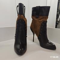 Sergio Rossi - stiletti in pelle  tacco 9