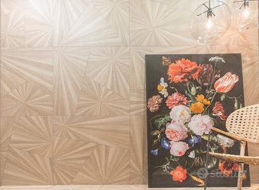 Piastrella 80x80 Nepli-R Crema Arcana