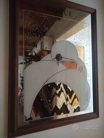 Specchio Vintage VOGUE 58x77 - Cover Art Déco