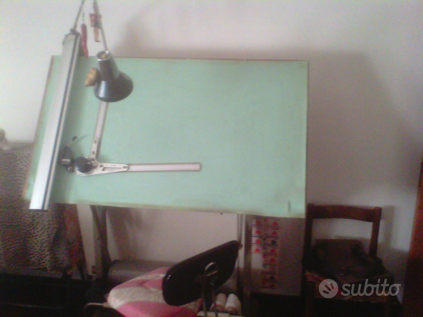 Tavolo Da Disegno Tecnico A4 Hocadon - Con Regole Parallele, Goniometro - Foto 4