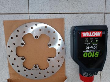 DISCO FRENO + 1 KG OLIO MOTORE
