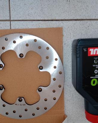 DISCO FRENO + 1 KG OLIO MOTORE