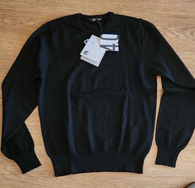 Maglione K-Way Nero – Taglia S, Nuovo con Cartelli