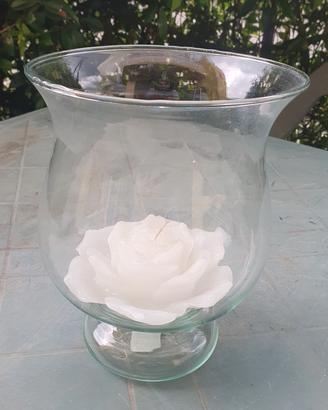 vaso con candela