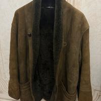 Montone Uomo Shearling Marrone Taglia 48