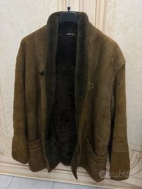 Montone Uomo Shearling Marrone Taglia 48