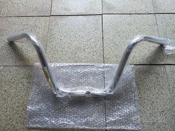 MANUBRIO APE HANGER 10 POLLICI CROMO per Harley
