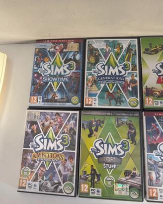 Lotto Espansioni The sims 3 per pc - completi