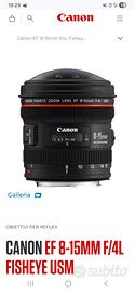 Canon EF 8 - 15 f 4 