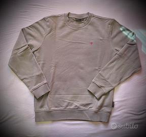 Felpa Napapijri verde senza cappuccio M