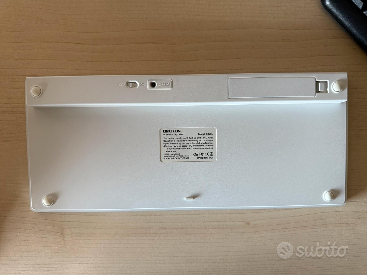 Tastiera Bluetooth OMOTON Per Mac - Layout IT, Argentata, Con Tasti Di Scelta Rapida - Foto 3