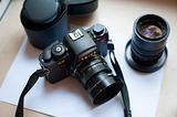 Leica r 6 + 90mm 2.8 + zoom 35-70 f 3.5
