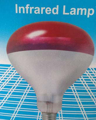 lampada a infrarossi 150 W