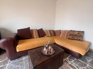 Bello e comodissimodivano pelle ciniglia ad angolo