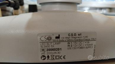 Lampada a fessura CSO SL 9900 Led 5x
