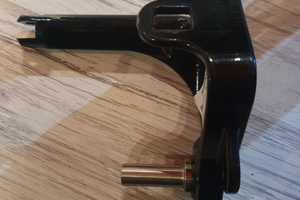 Piastra Pedana dx Harley-Davidson Cross Bones