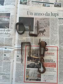 Lotto ferramenta antica ferro battuto