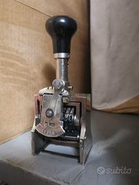 Timbro numeratore automatico vintage 