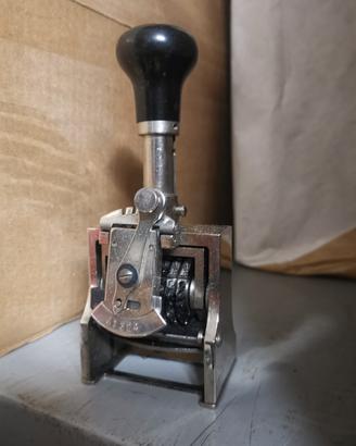 Timbro numeratore automatico vintage 