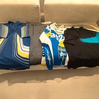 Maglie da ciclismo maniche lunghe e corte.