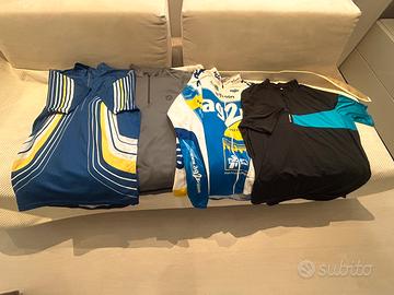 Maglie da ciclismo maniche lunghe e corte.