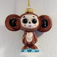 Cheburashka  decorazione in porcellana Unica