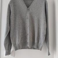 Cardigan grigio lana uomo New Sensation Taglia L