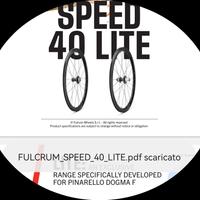 Ruote FULCRUM SPED 40 LITE