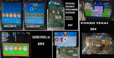 Console PCB jamma Slot e videopoker - vari titoli