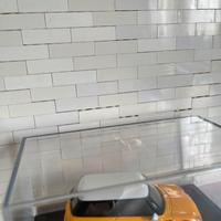 modellino scala 1:43 mini cooper giallo/bianco