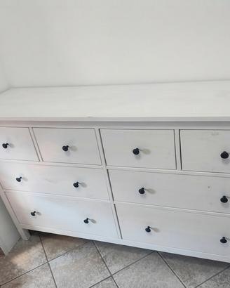cassettiera hemnes ikea 8 cassetti 