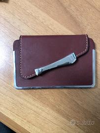 Porta biglietti da visita tascabile