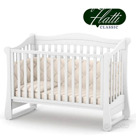 Lettino per neonati affiancabile 120x60 bianco