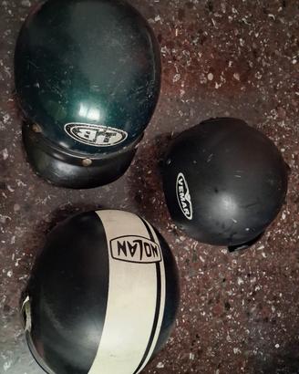 Lotto 3 Caschi Moto Vintage (Nolan, Vemar, TB) - D
