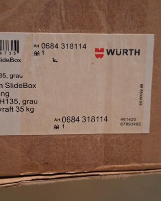 Würth SlideBox H135 550mm 35kg Kit Cassetto