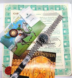 rolex datejust 16234 full set quadrante diamanti 