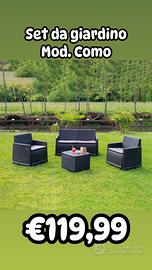 Set da giardino Mod. Como