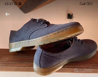 dr martens n°42 delray twill blu marino