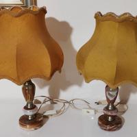 Coppia Lampade AbatJour Vintage anni 60 Onix