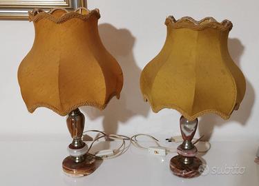 Coppia Lampade AbatJour Vintage anni 60 Onix