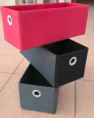 Scatole Organizer Pieghevoli in Tessuto