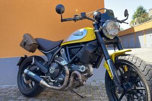 Ducati scrambler icon yellow