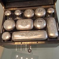 Antica scatola da viaggio francese  Napoleone III 